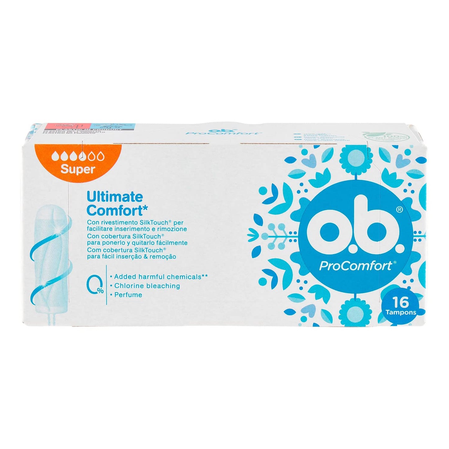 OB Assorbenti Interni Super, 16 Pezzi