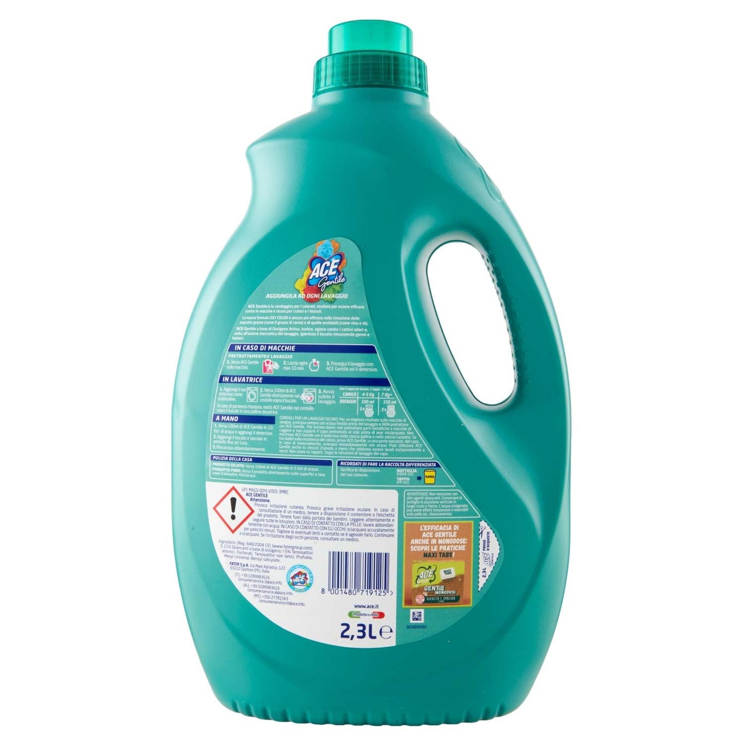 Ace Gentile Regolare, Flacone da 2,3 Litri