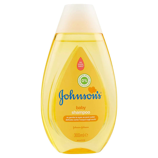 6 X JOHNSON'S BABY SHAMPOO NEW 300ML [ 1800 ML ]