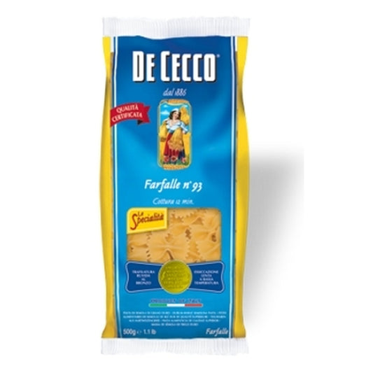 Pasta Farfalle n° 93 5 x 500 gr. - De Cecco
