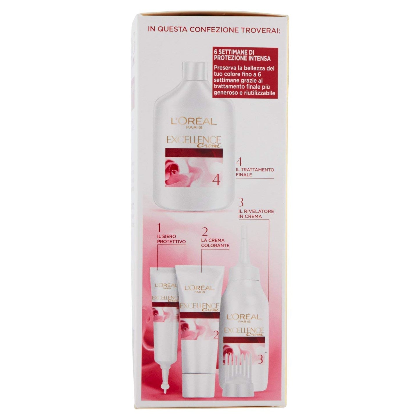 l'Oréal Paris Excellence Crema Colorante Triplo Trattamento Avanzato, 6 Biondo Scuro - 1 Pacco