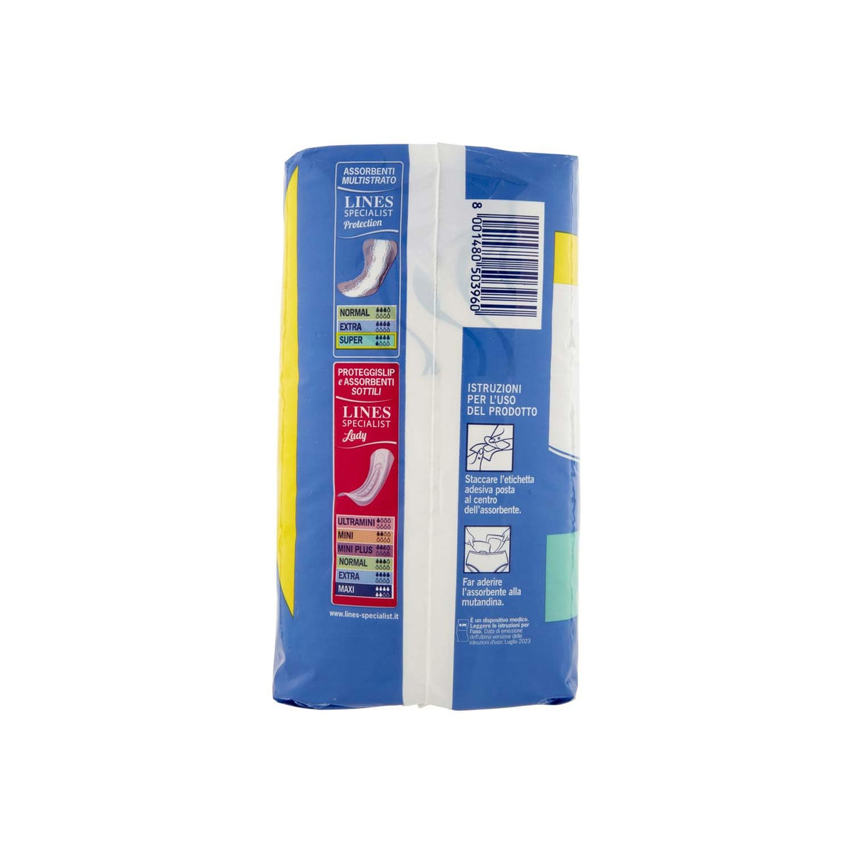 Protegge slip della marca Lines ideale per unisex adulto