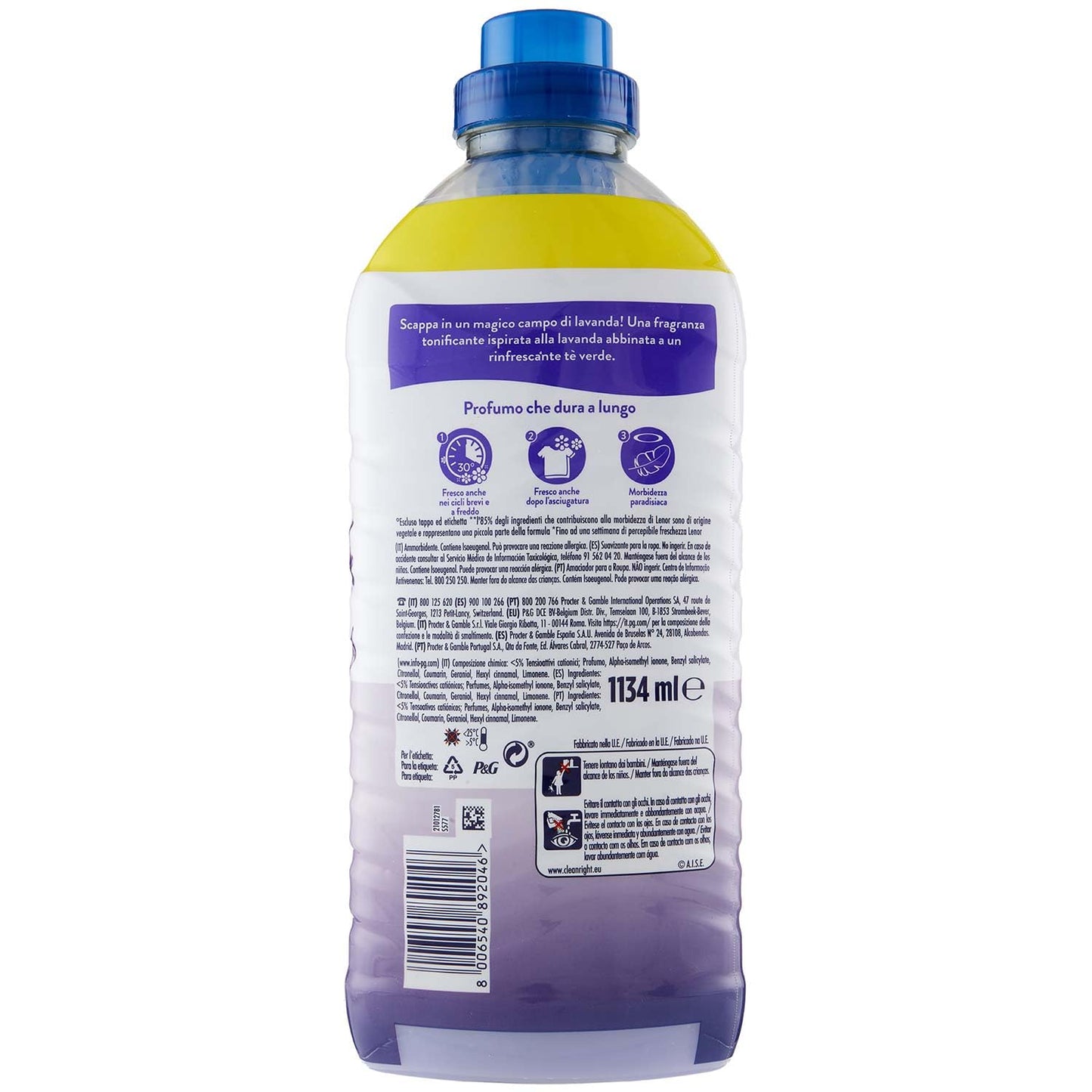 Lenor Ammorbidente Lavanda 54 Lavaggi, 1134ml
