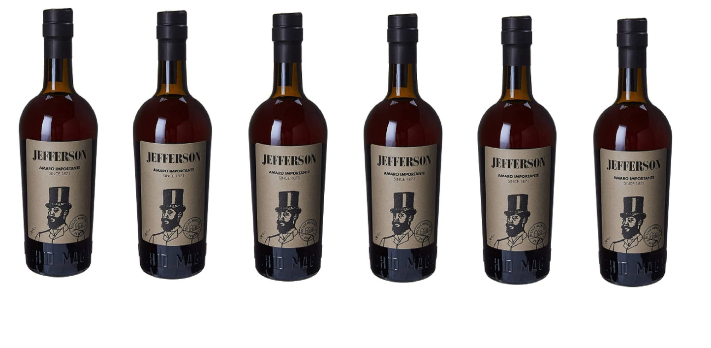 Vecchio Magazzino Doganale (70cl x 6 pezzi (cassa), JEFFERSON Amaro Importante - Best World Liqueur'18)