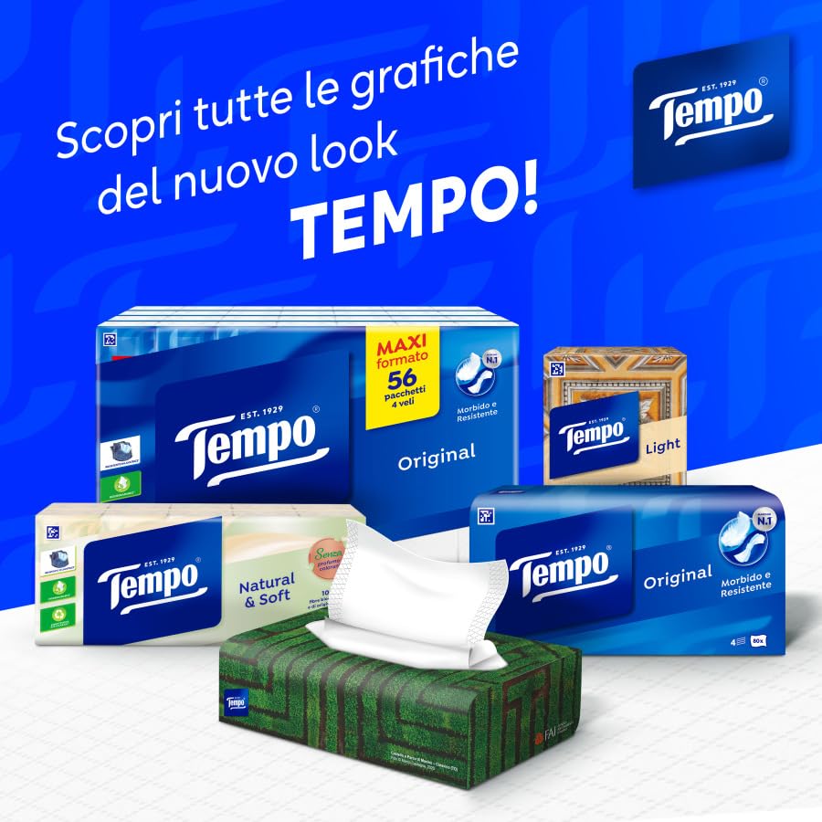 Tempo Fazzoletti Tascabili