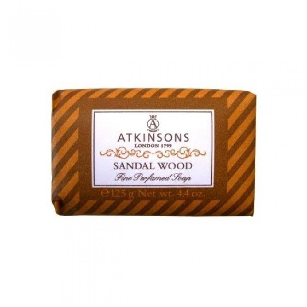 ATKINSONS Fine Perfumed Line Sapone, Sandalwood, 125 gr - 1 Unità