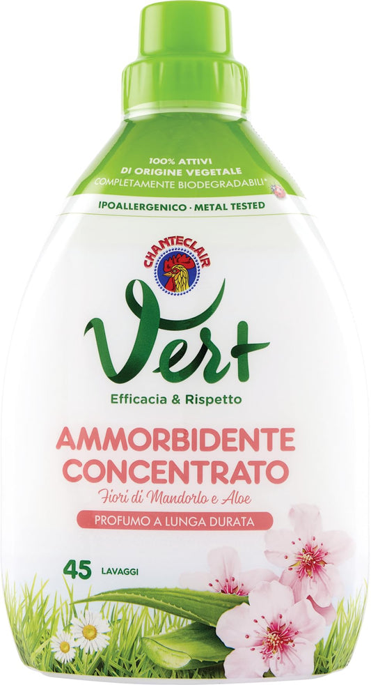 Chanteclaire Ammorbidente Concentrato Vert 45 Lavaggi, 900ml