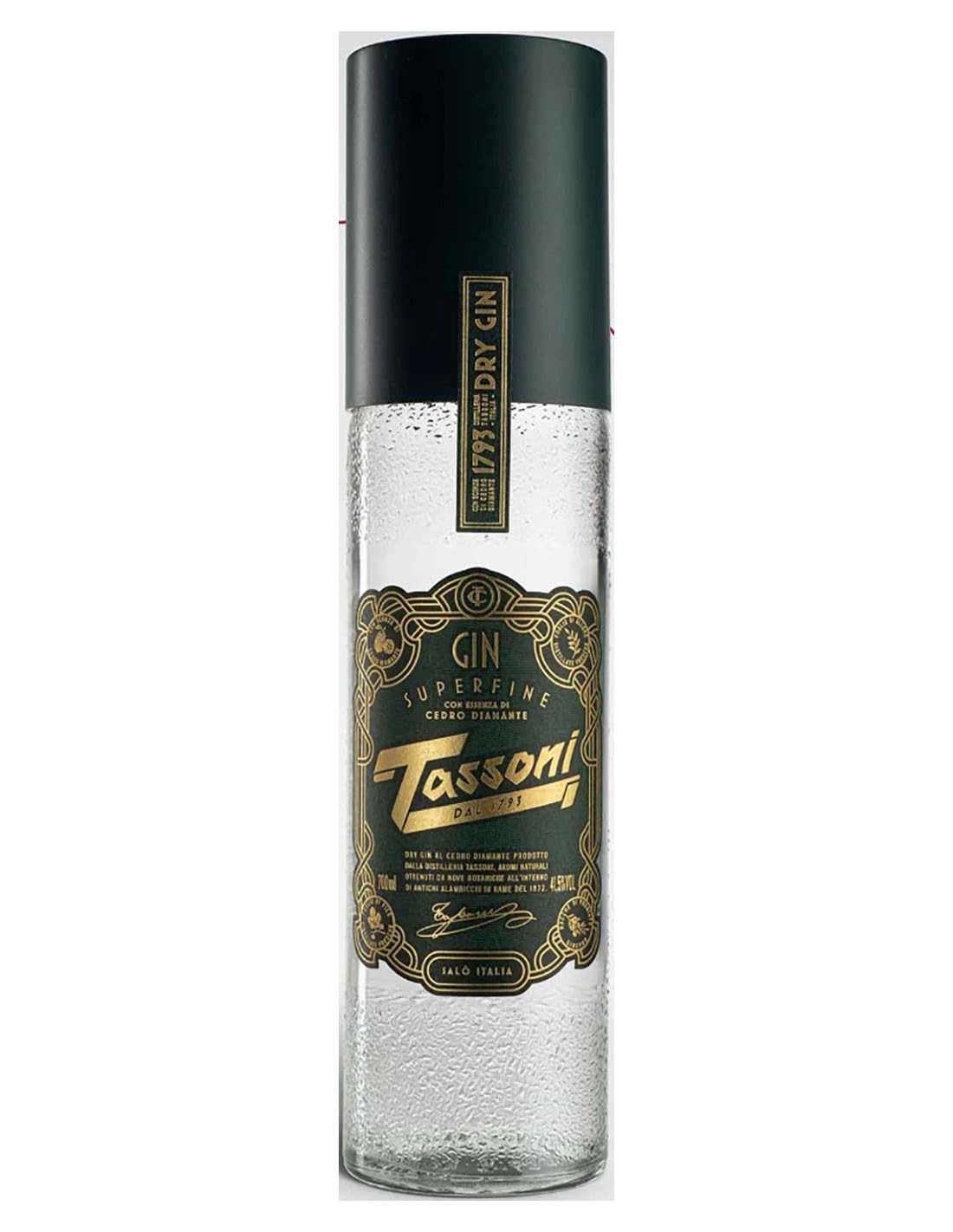 TASSONI | Distilled Dry Gin SUPERFINE | con CEDRO DIAMANTE | 41,5% vol - 700ml