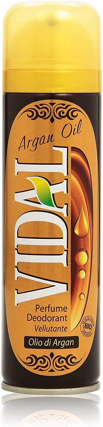 VIDAL - 3 deodorante spray all'olio di argan Oil, 150 ml