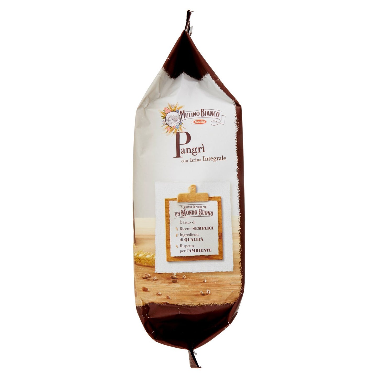 Mulino Bianco Grissini Rustici Pangrì con Farina Integrale, Snack Salato per la Merenda - 250 g