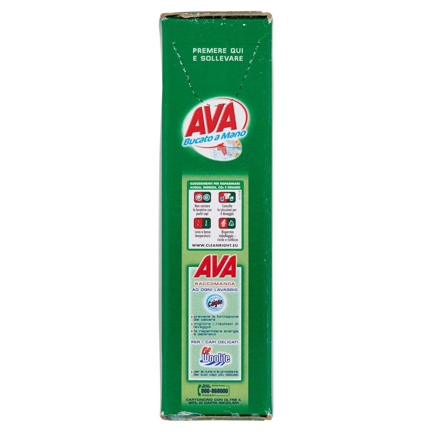 AVA Bucato a mano polvere - 6 pezzi da 380 g [2280 g]