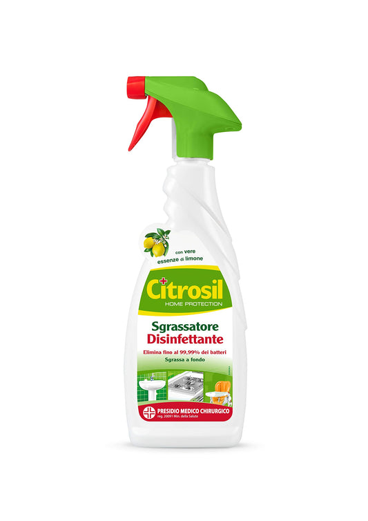 Citrosil Home Protection - Sgrassatore Disinfettante con Vere Essenze di Limone, 650 ml