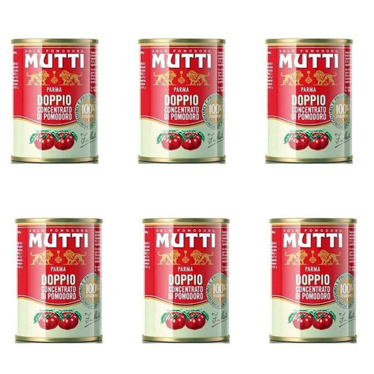 Mutti 6X Doppio Concentrato Pomodato Paste 140g 100% Italian