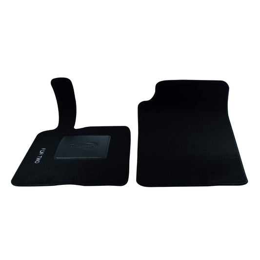 Bottari 39093 Set Tappeti Auto su Misura in Moquette, Nero, 2 Pezzi Set Tappeti Auto su Misura in Moquette per Smart produzione dal 2007 al 2014 , Nero, 4 Pezzi