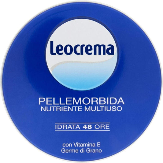 24 x LEOCREMA Crema Mani Pelle Morbida Vaso 150 Ml