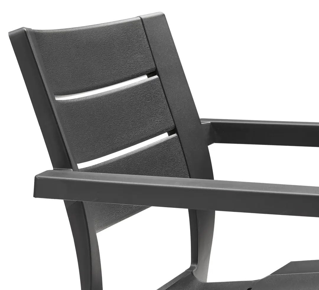 Keter 246188 Julie - Sedia da Giardino Esterna, Grigio