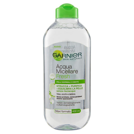Garnier Acqua Micellare Fresh per Pelli Normali o Miste, 400 ml