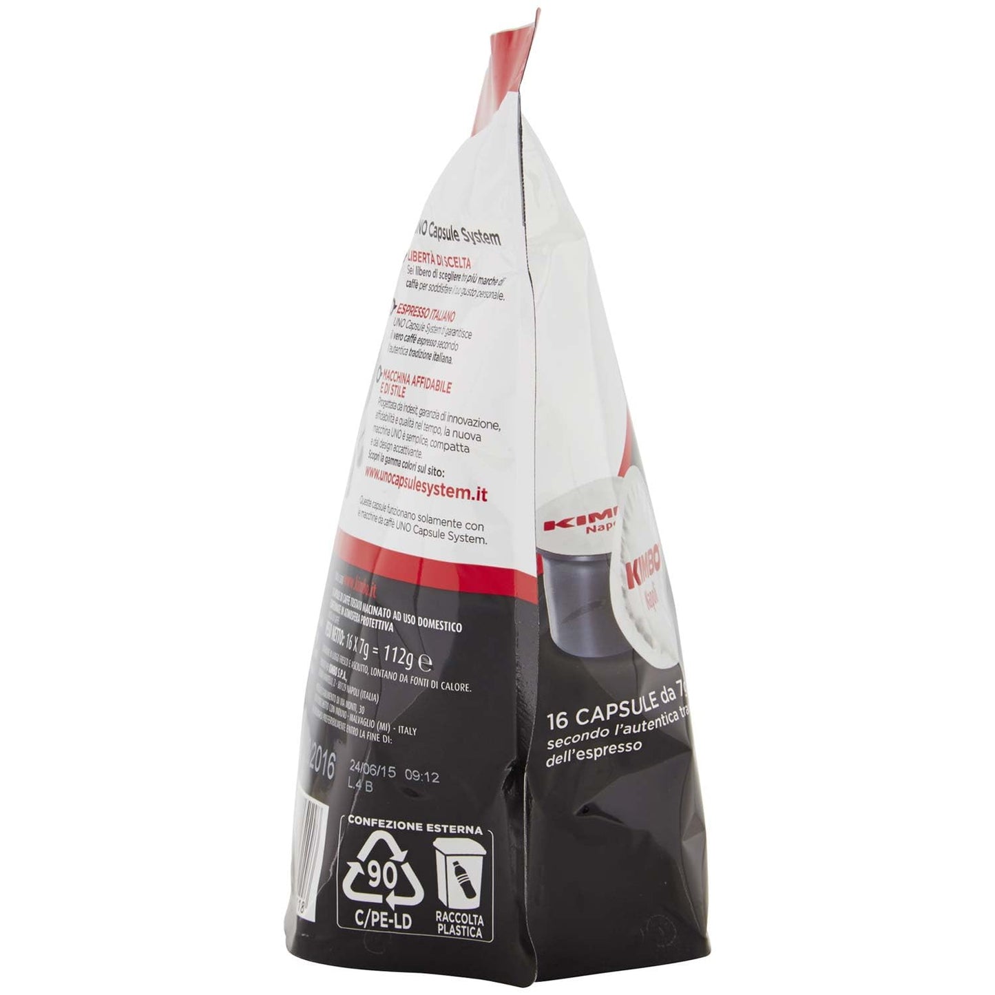 Kimbo Uno 16 Caps Gusto Napoli, 112g