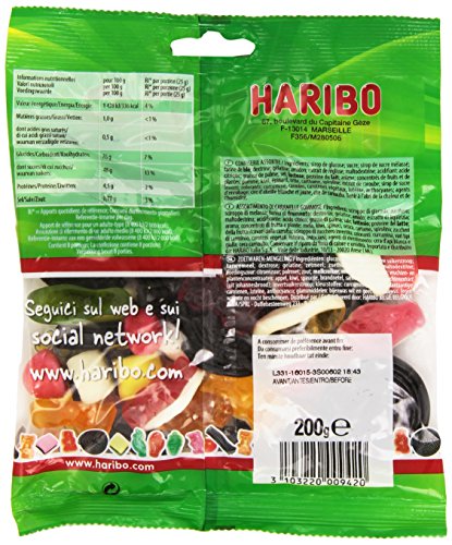 Haribo - Polka, Caramelle Gommose - 6 confezioni da 200g [1200g]