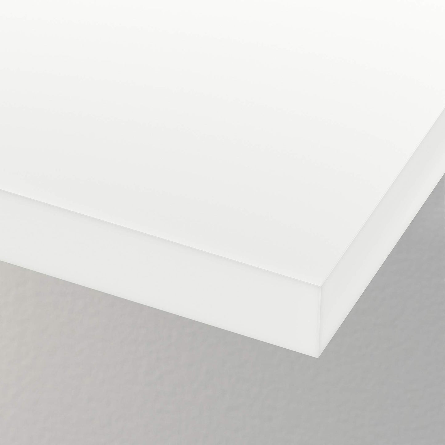 IKEA Mensola LACK bianco (26x110 cm) con hardware di montaggio nascosto.