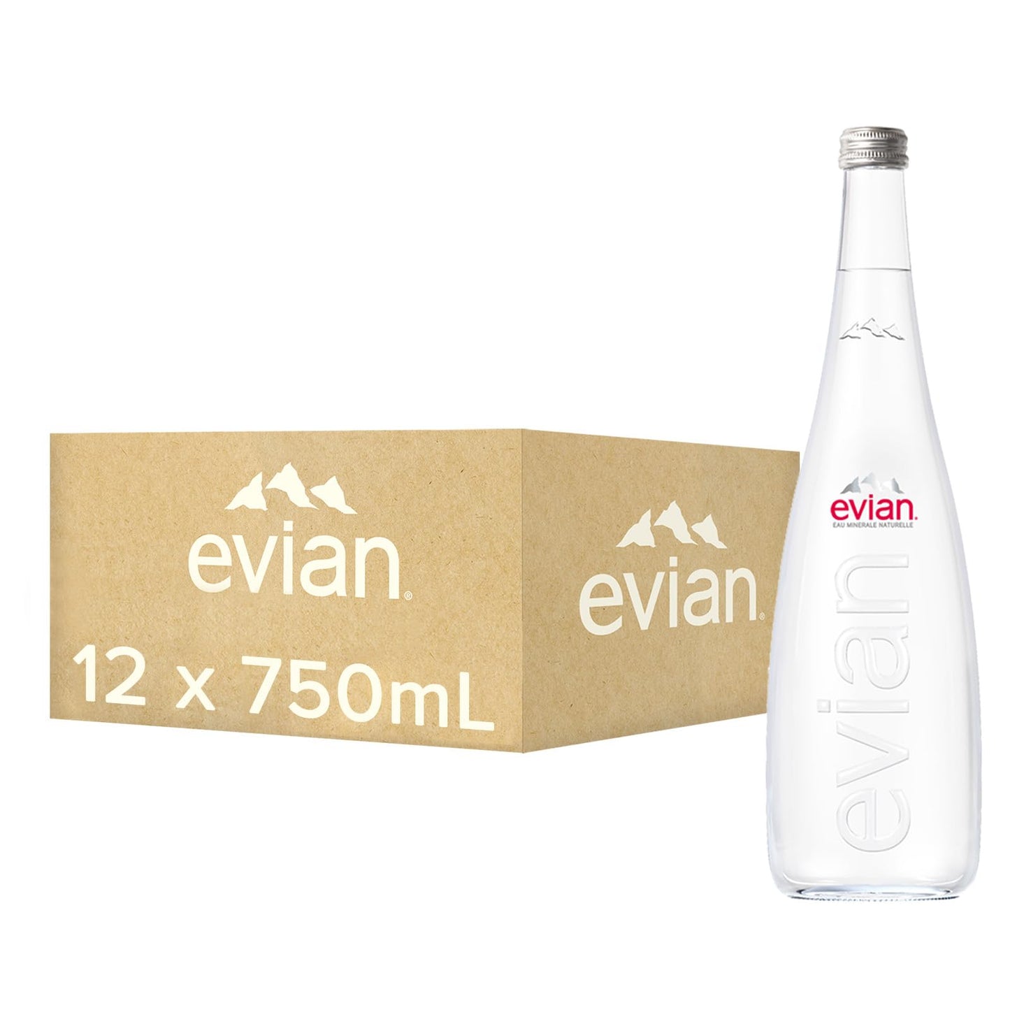 Evian Acqua Minerale Naturale 75CL VAP x 12
