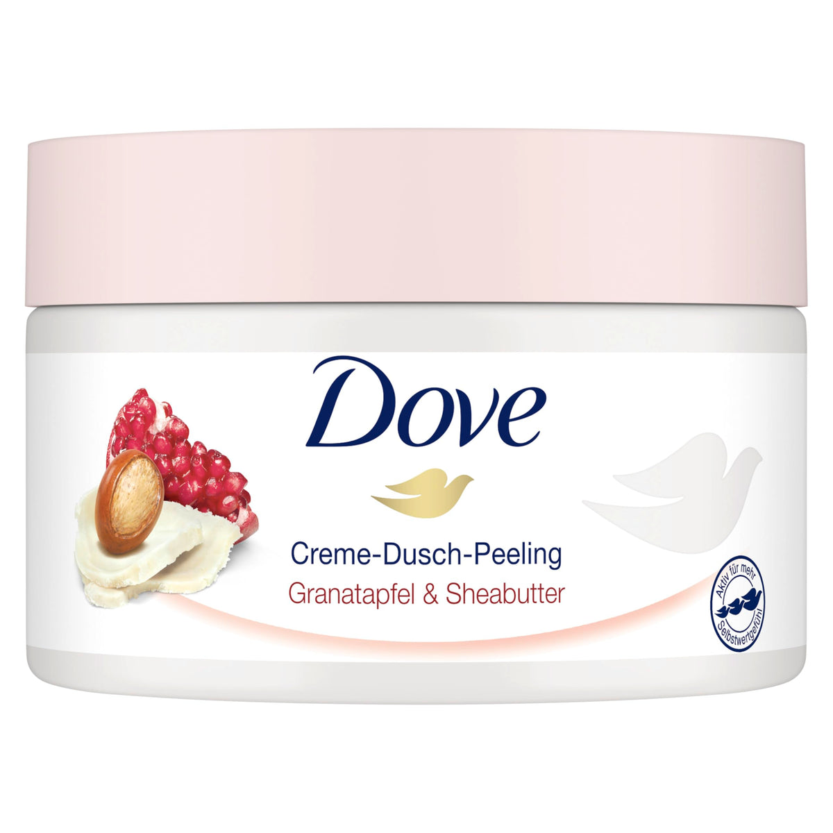 Dove Crema doccia peeling melograno e burro di karitè, 225 ml, 225 millilitro, 1