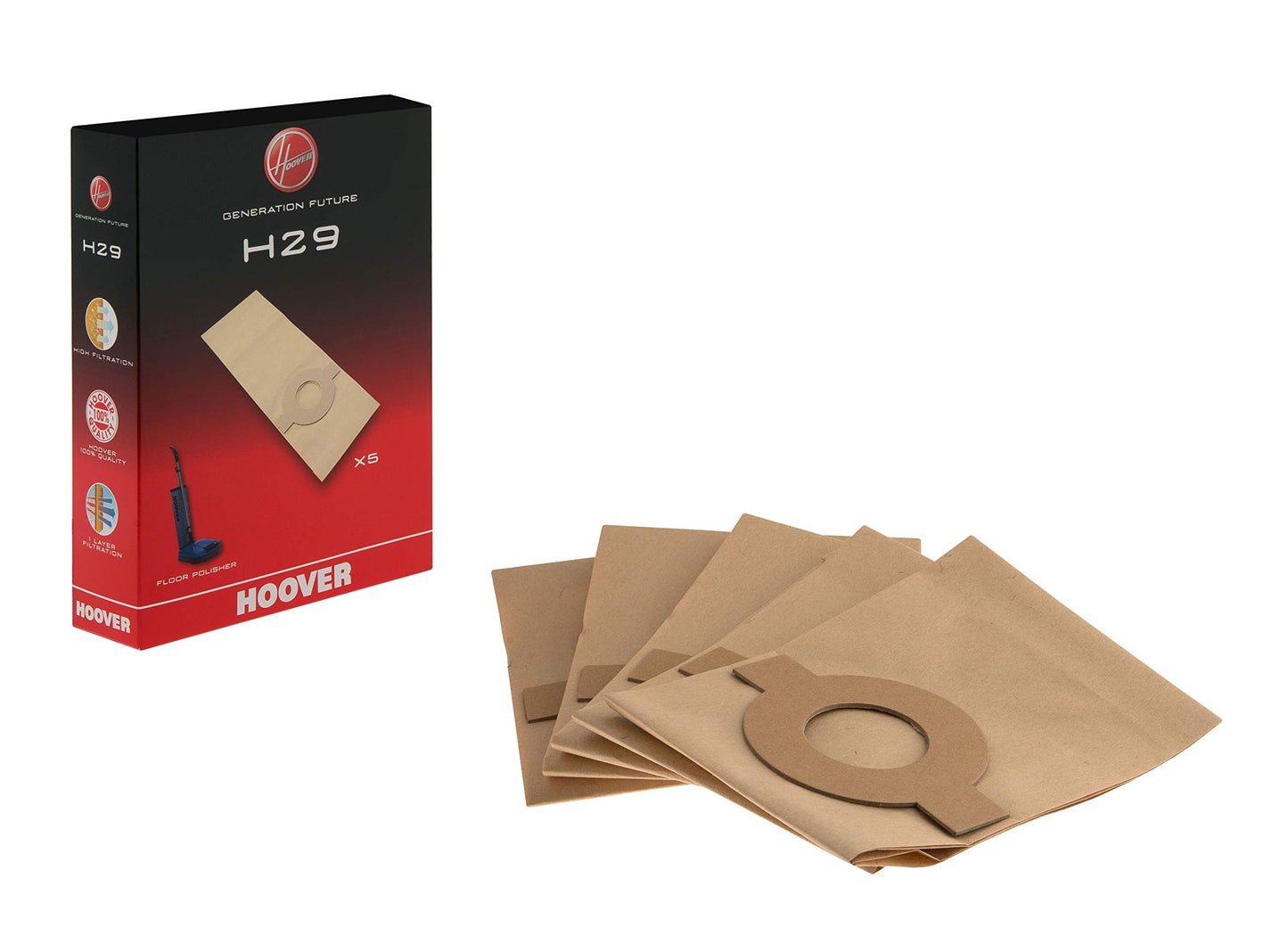 Hoover H29 Sacco in Carta