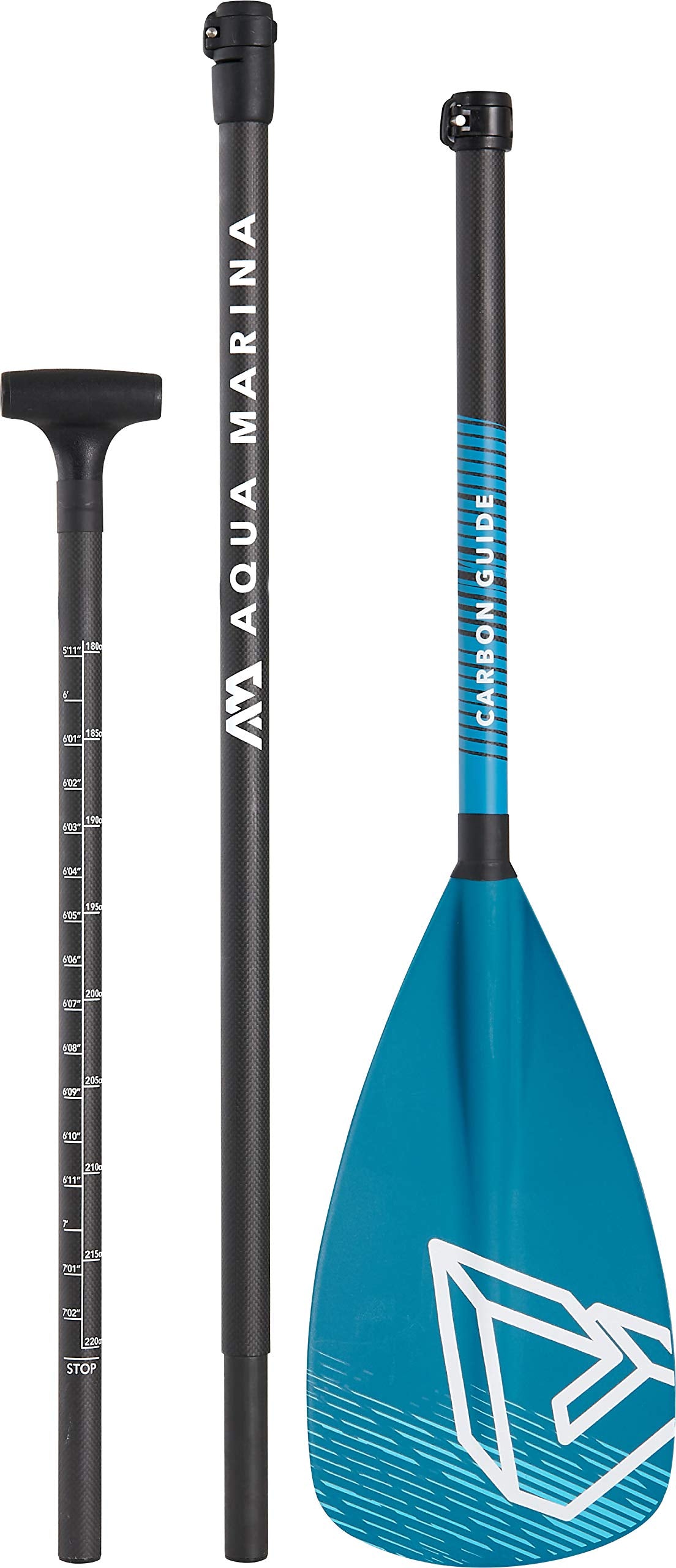 Aqua Marina,Carbon Guide, Pagaia Unisex Adulto, Multicolore, Unica
