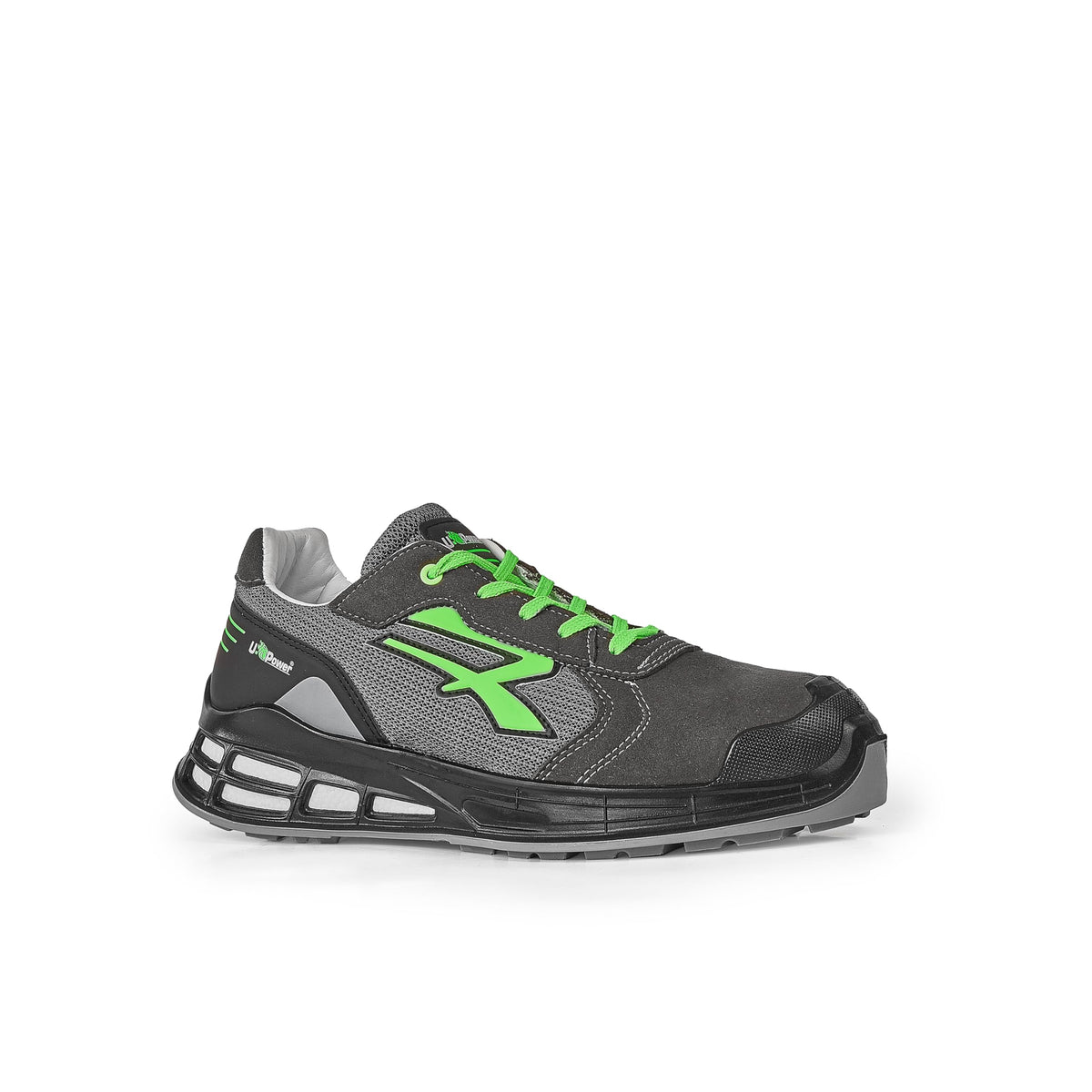 U-Power Red Premium Egon, Scarpe Antinfortunistiche Basse in Nylon Traspirante e Microfibra, Puntale in Alluminio, Suola Infinergy, Antiperforazione