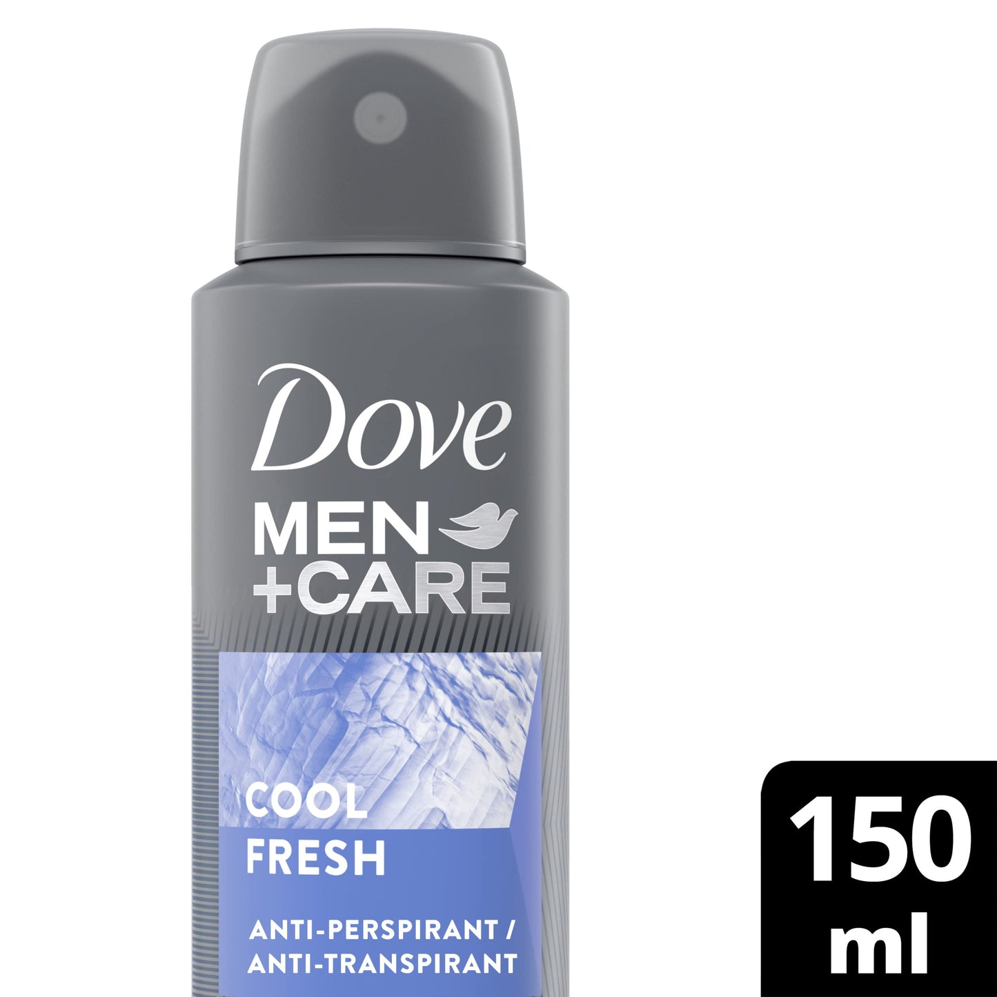 Dove Men+Care Deodorante Spray Cool Fresh, con 1/4 di Crema Idratante, Deodorante Uomo Antitraspirante Senza Alcol, Aiuta a Ridurre le Irritazioni, Fino a 48 Ore di Protezione, 6 pezzi da 150 ml