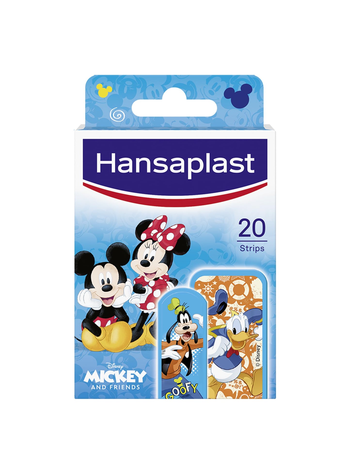 Hansaplast Cerotti Kids Disney Mickey Mouse & Friends, Cerotti per Bambini, con 20 disegni diversi 10 Confezioni da 20 Pezzi