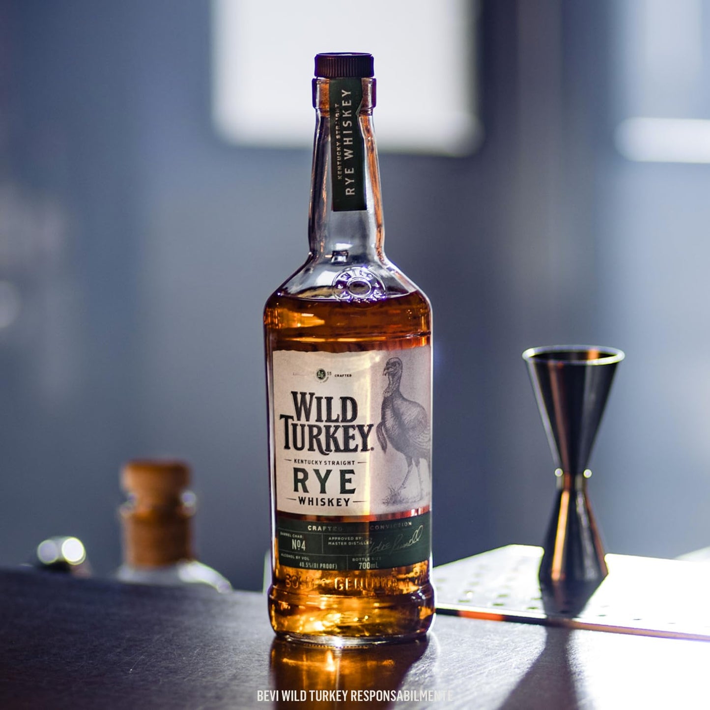 Wild Turkey - Rye, 70 cl, Kentucky Straight Rye Whiskey, 40,5% Vol