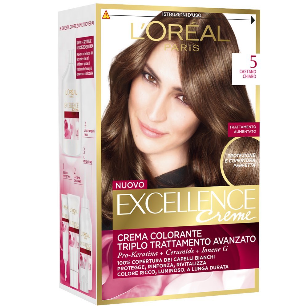 EXCELLENCE Crema Colorante Castano Chiaro 5 40 Ml