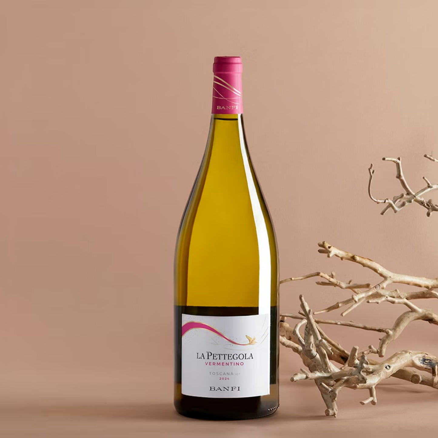 Banfi | Vino Bianco La Pettegola | Vermentino Annata 2024 | Confezione da 6 Bottiglie da 750ml