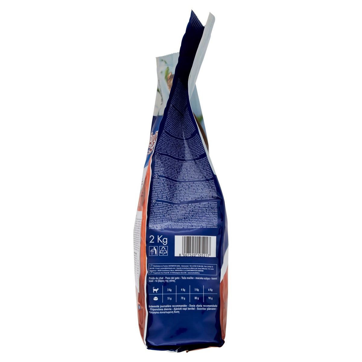 Migliorgatto - Croccantini Con Salmone, Arricchiti Con Omega 3 E 6 - 3 pezzi da 2 kg [6 kg]