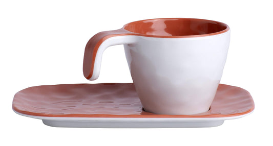 Marine Business Sommerer Tazza Espresso con piatto corallo