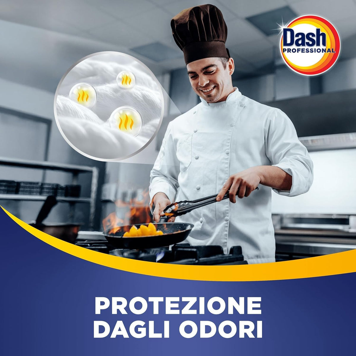 Dash Professional Pods Detergente Capsule Tutto-in-uno Classico, 60 lavaggi. Efficace su tutti i tipi di macchie grasse, Per uso professionale