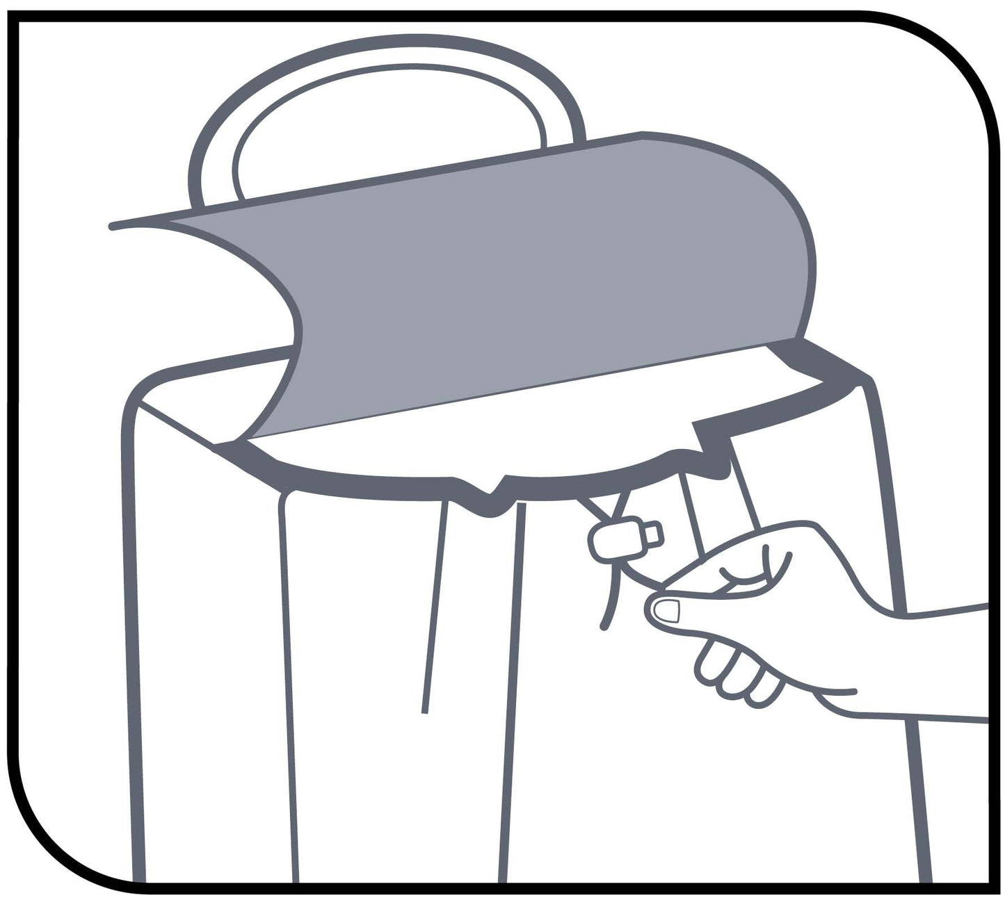 Gimi Argo Carrello Portaspesa, Spesa 2 Ruote, Richiudibile, Portata 30 kg, Capacità 45 litri, Poliestere, Rosso, 37 x 33 x 95.5 cm