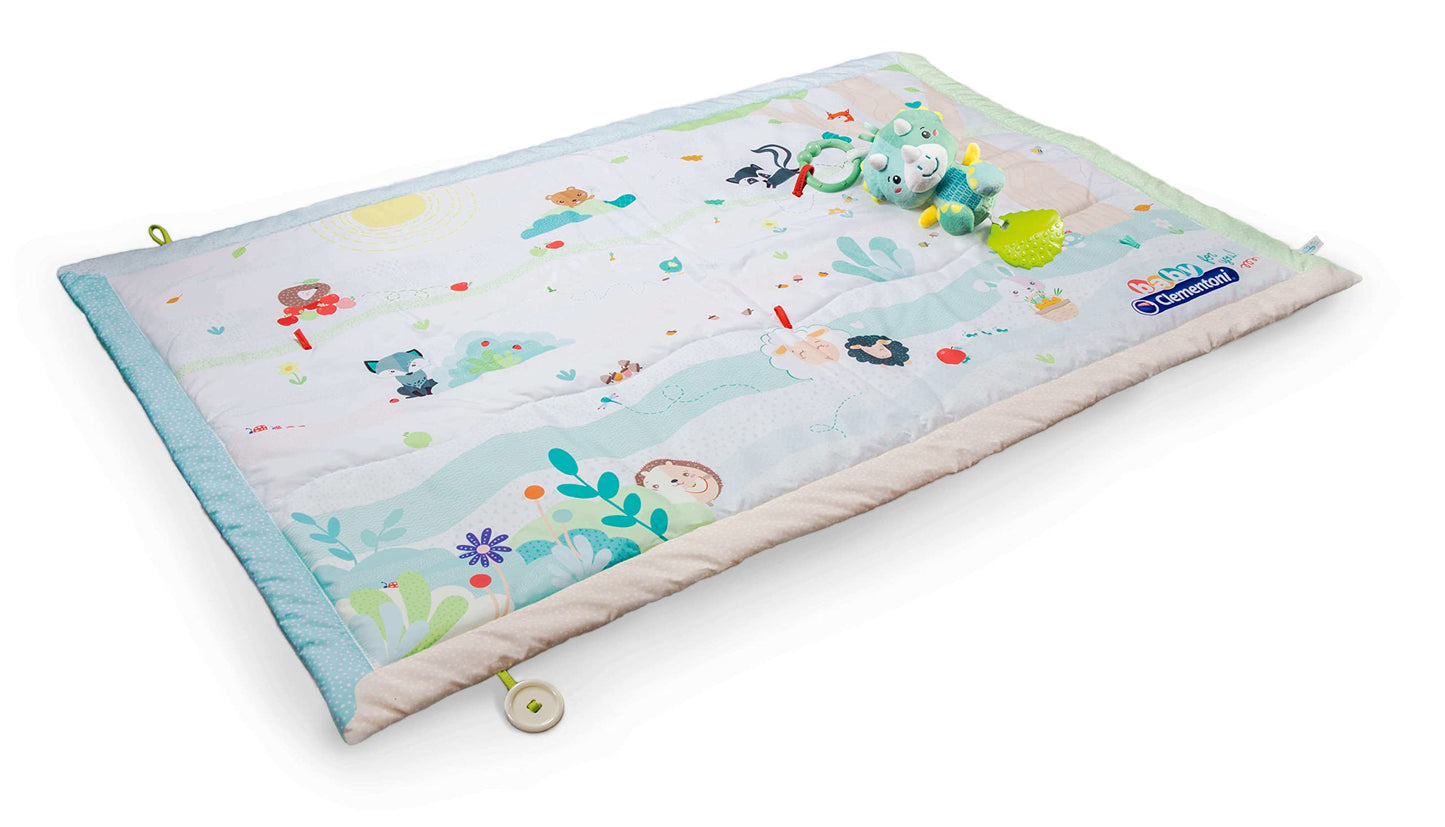 Clementoni Baby Friends Soft Play Mat, Tappeto da Gioco per Neonati, Bambino 0-18 Mesi, 17318