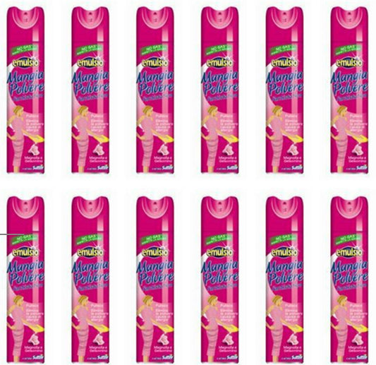12 X EMULSIO MANGIAPOLVERE MAGNOLIA E GELSOMINO mangia elima polvere pulizia