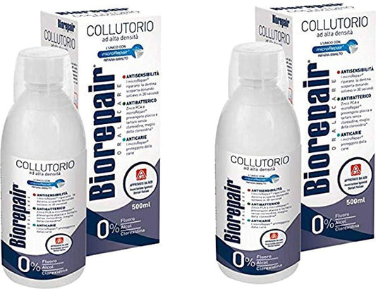 Biorepair: "collutorio collutorio con Antibacterical – 500 ml/16.9 fl. oz - Confezione da 2