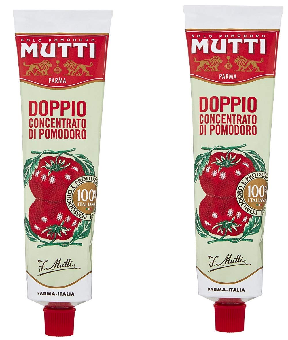 Mutti Doppio Concentrato Doppio Concentrato Salsa di Pomodoro 130gr 5 oz Confezione da 2