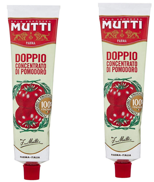 Mutti Doppio Concentrato Doppio Concentrato Salsa di Pomodoro 130gr 5 oz Confezione da 2