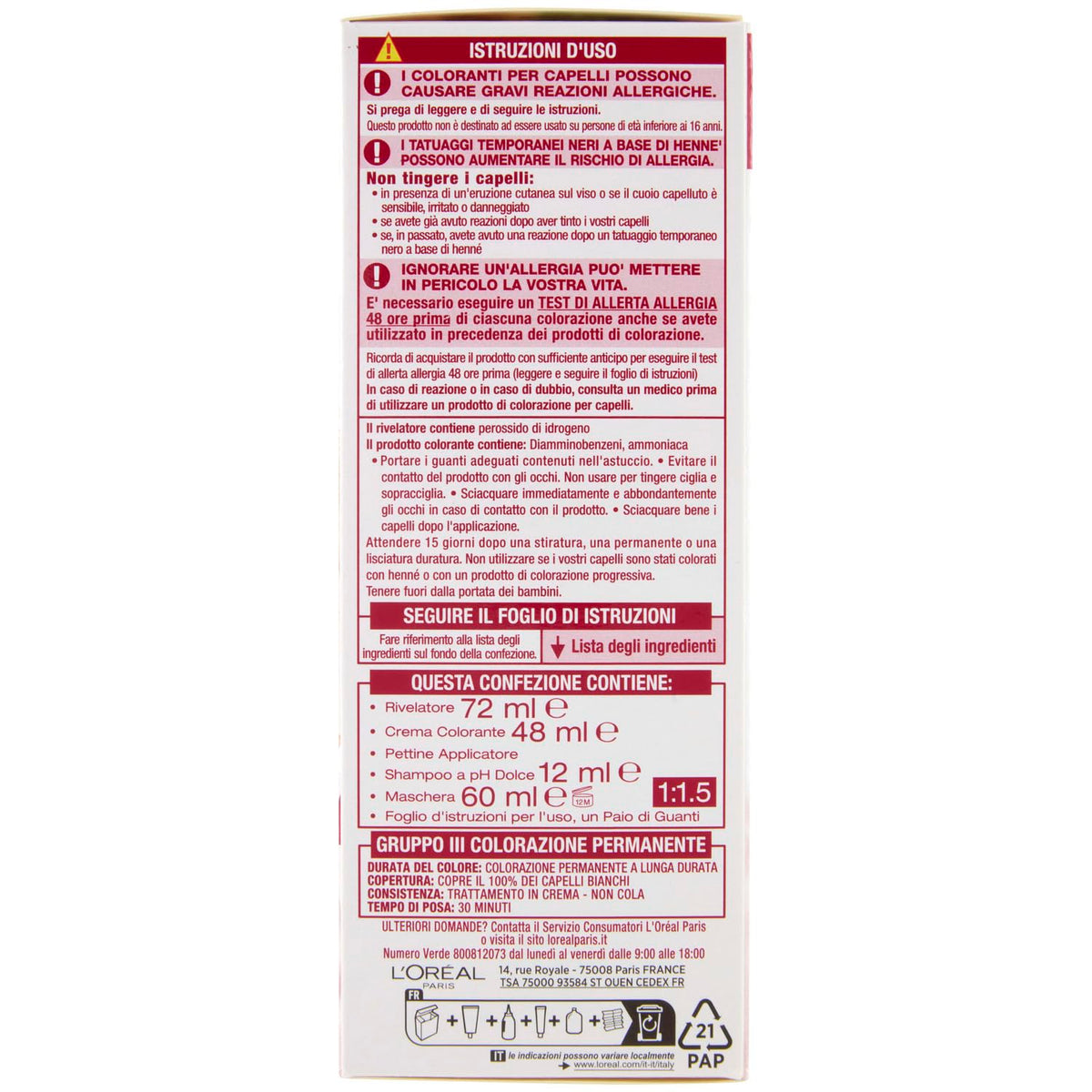 L'Oréal Paris EXCELL 9 RENO ITA