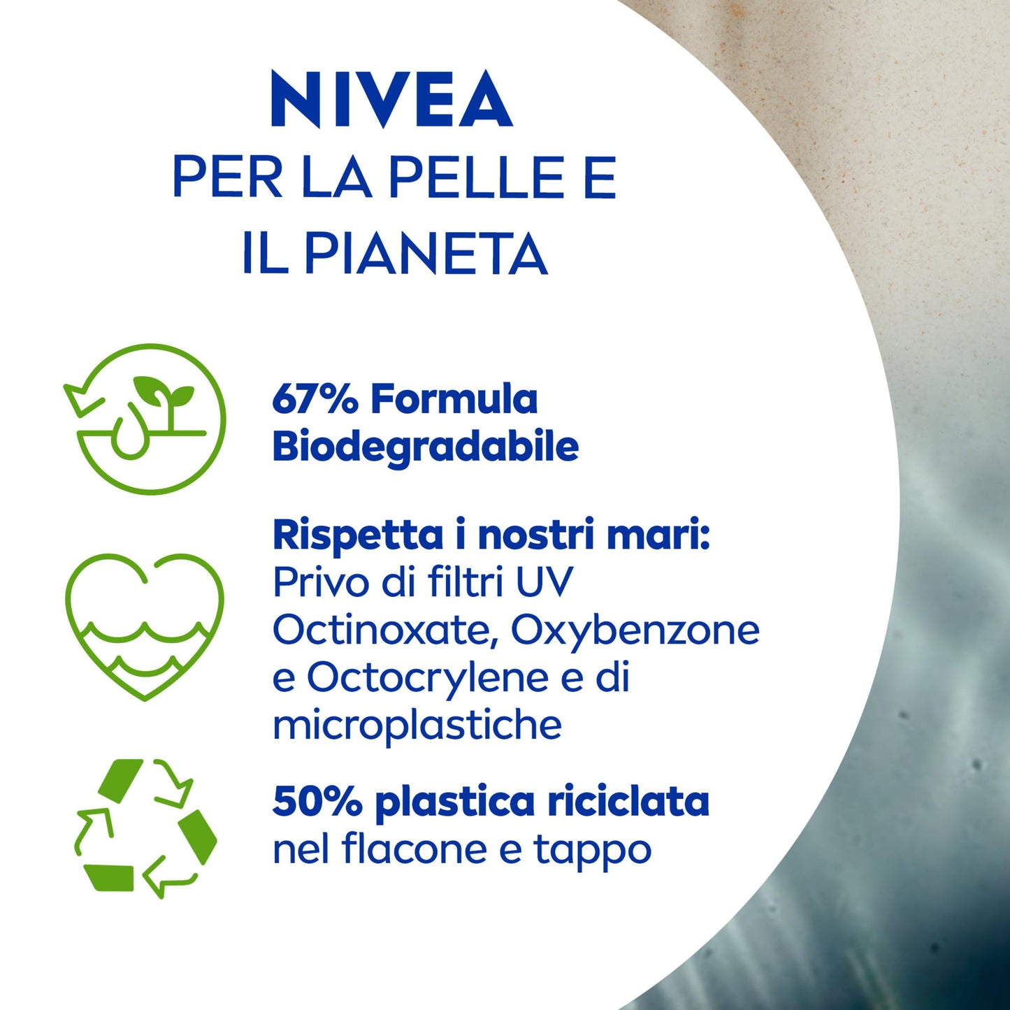 NIVEA SUN Crema UV Viso Sensitive SPF50 50 ml, Crema solare viso 50 per pelli sensibili, Protezione solare viso contro le allergie solari, Crema viso SPF 50 senza profumo dalla texture leggera