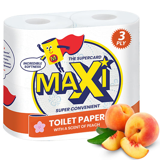 MAXI CARTA IGIENICA 3 VELI 4 ROTOLI PROFUMATI PASSION