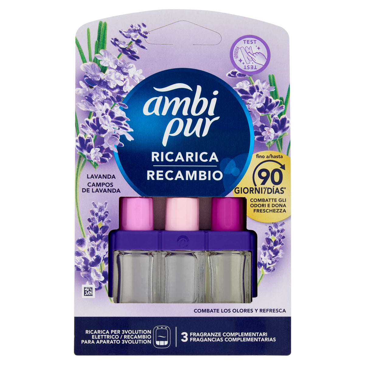 Ambi pur profumatore per ambienti elettrico ricarica 3volution, lavanda 20 ml