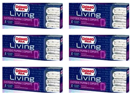 12 Custodie Domopak Living per Piumoni e Coperte antipolvere armadi domo pak