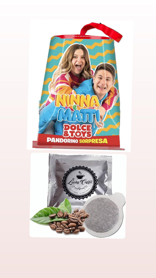PANDORINO NINNA E MATTI GR 80 + OMAGGIO 2 CIALDE LUCKY CAFFE'
