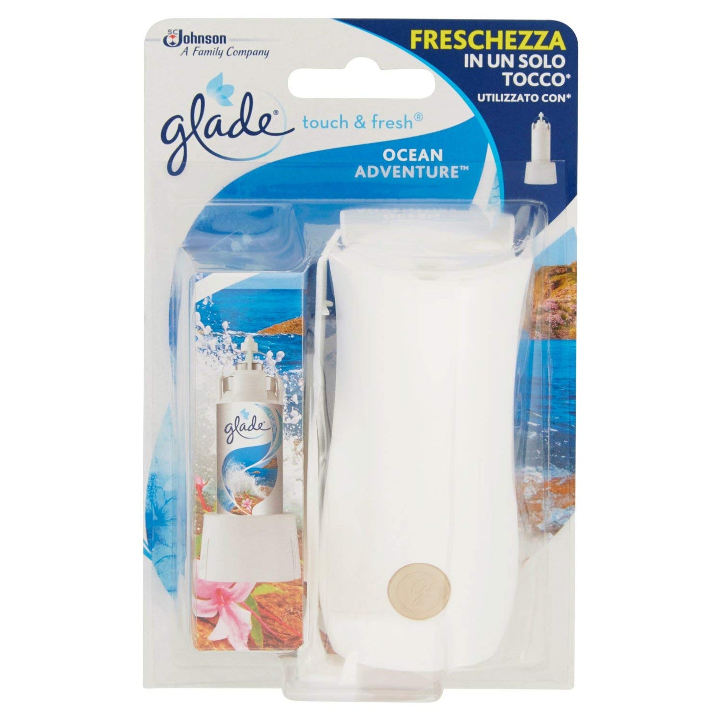 Glade Microspray Base + Ricarica Ocean, 10ml
